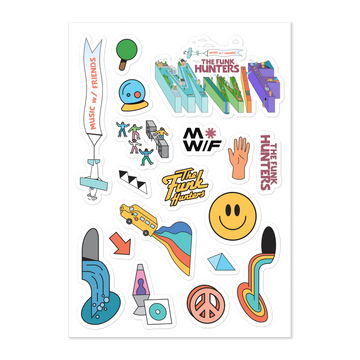 Music w/ Friends Sticker Sheet