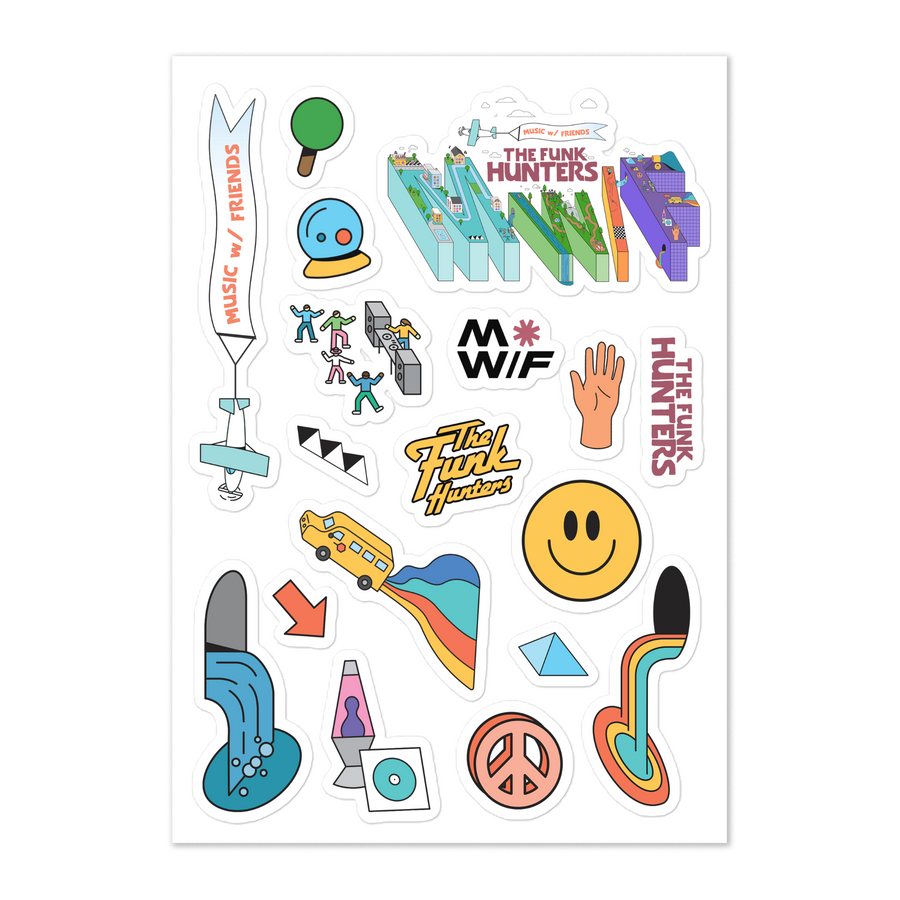 Music w/ Friends Sticker Sheet